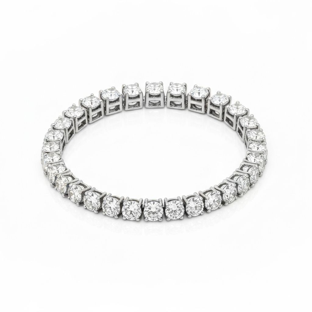 Platinum Tennis Bracelet